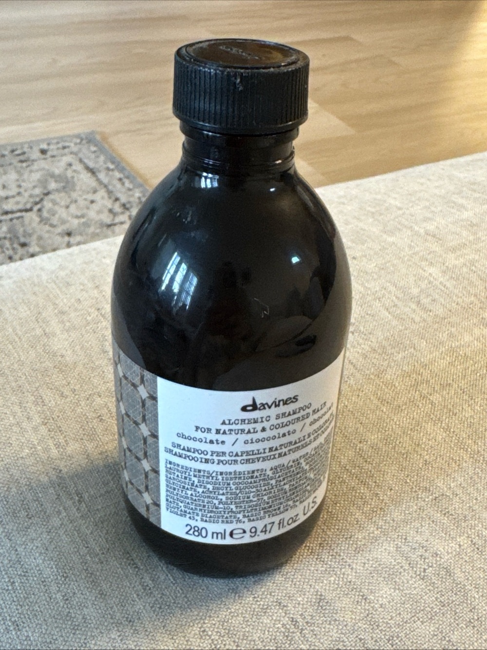 DAVINES ALCHEMIC SHAMPOO - CHOCOLATE full size 9.47 oz new without box